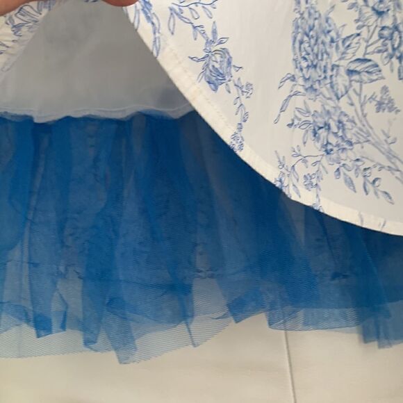 Ruby Rox Strapless Floral Dress Size 9 - Picture 6 of 10